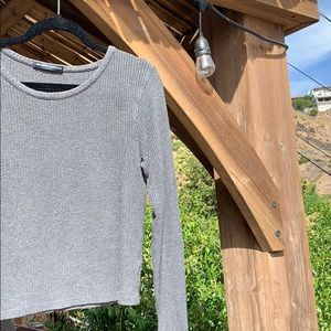 Brandy Melville Grey Ollie sweater